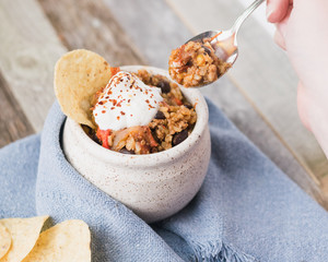 Taking a Bite From Mexican Spiced Dish