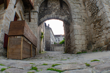 Brick doorway