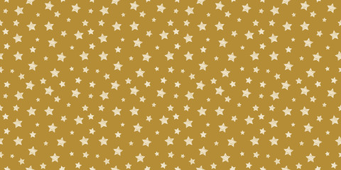Seamless texture with stars - background for Christmas. Vector.