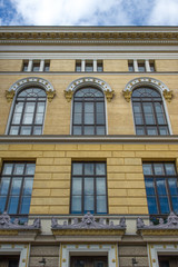 facade of the House of the Estates in Helsinki, Finland