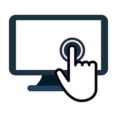 Cursor on computer
