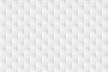 Vector white horizontal background. Seamless volumetric geometric pattern. Modern seamless pattern.