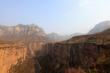 Grand Canyon natural scenery in Western China