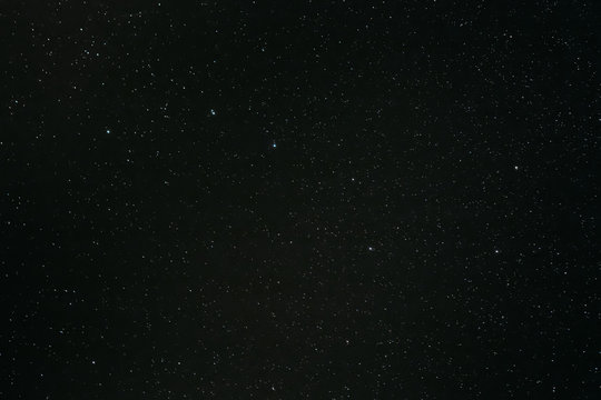 Night Starry Sky With Glowing Stars. Night Starry Sky Background