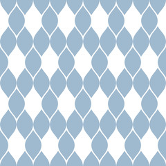 Vector mesh seamless pattern. Delicate abstract light blue and white texture