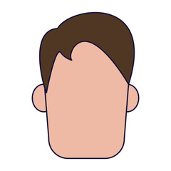 Obraz premium Man faceless head