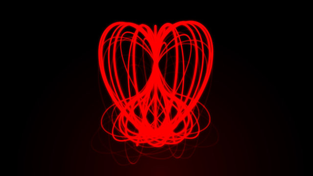 Abstract 3D big data visualization. Cybernetic machine, mechanism. Complexity and data flood of modern digital age. 3D rendering.