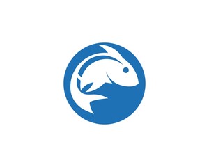 Fish logo template