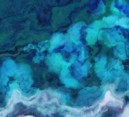 Detailed close-up grunge clouds abstract background. Dry brush strokes hand drawn oil painting on canvas texture. Creative simple pattern for graphic work, web design or wallpaper.