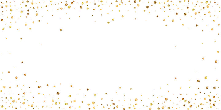 Sparse gold confetti luxury sparkling confetti. Sc