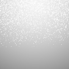 Magic stars Christmas background. Subtle flying sn