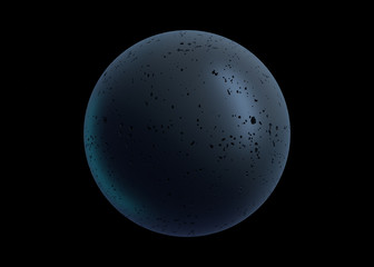 Abstract 3d rendering, futuristic sphere, geometric shape, modern background design