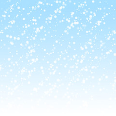 Beautiful falling snow Christmas background. Subtl