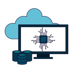 Computer with cloud computing