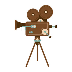 Obraz premium Vintage cinema camcorder