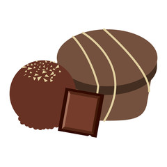 Set of chocolates