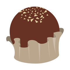 Delicious chocolate sweet