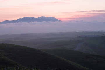 阿蘇　大観峰　夜明け