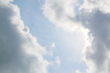 Cloud clear sky for background