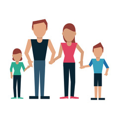 Obraz premium Family avatar concept
