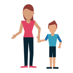 Obraz premium Family avatar concept