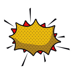 dialog boxes in comic isolated icon