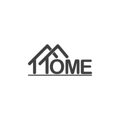 text home symbol logo vector