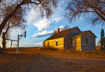 Farmhouse Sunset