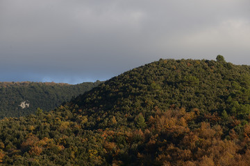 Fototapeta premium Autunno Montagne umbre