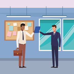 Obraz premium Business people and office