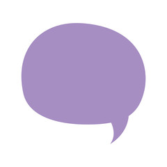 speech bubble in comic isolated icon