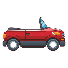 coupe parked car right view