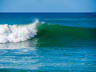 Waves of surf stormy Atlantic near Safi