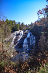 High Falls in the Dupont State Forest in western North Carolina