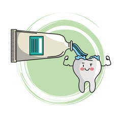 dental care tooth cartoon