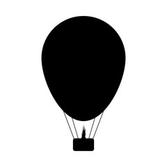 Obraz premium Aerostat icon on white.