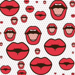 open mouth pattern isolated icon