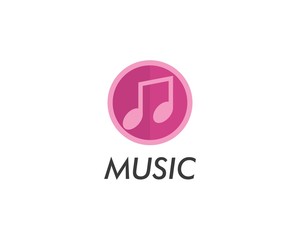 Music note vector icon 
