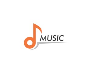 Music note vector icon 
