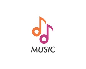 Music note vector icon 