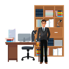 businessman at office