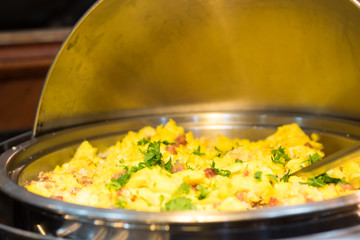 Crumbs with eggs
