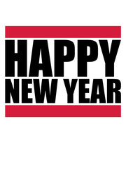 balken logo happy new year frohes neues jahr rakete silvester neujahr feiern party spaß jubiläum jahr ende