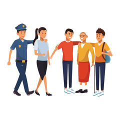 Fototapeta premium young men cartoon