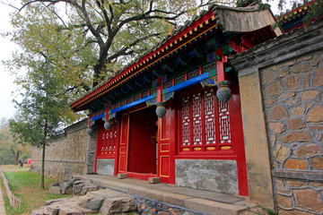 Chinese traditional architecture in chengde mountain resort, China