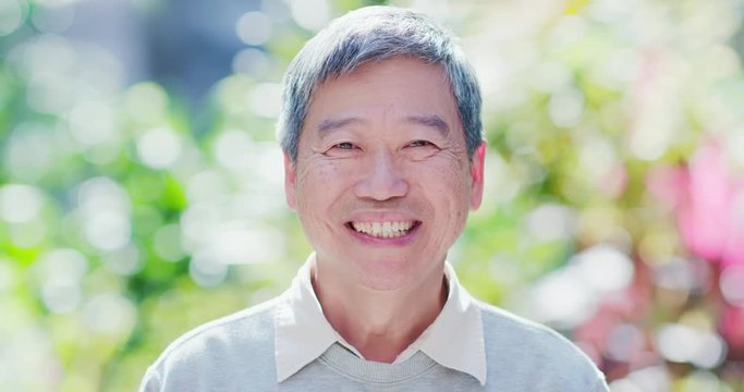 old man smile to you