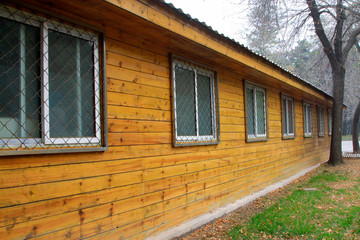 Wooden and Windows in chengde mountain resort, China