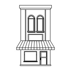 store building cartoon