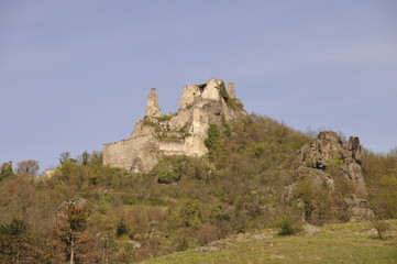ruins of ancient fortress in Austria