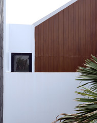modern house facade. minimalist architectural design